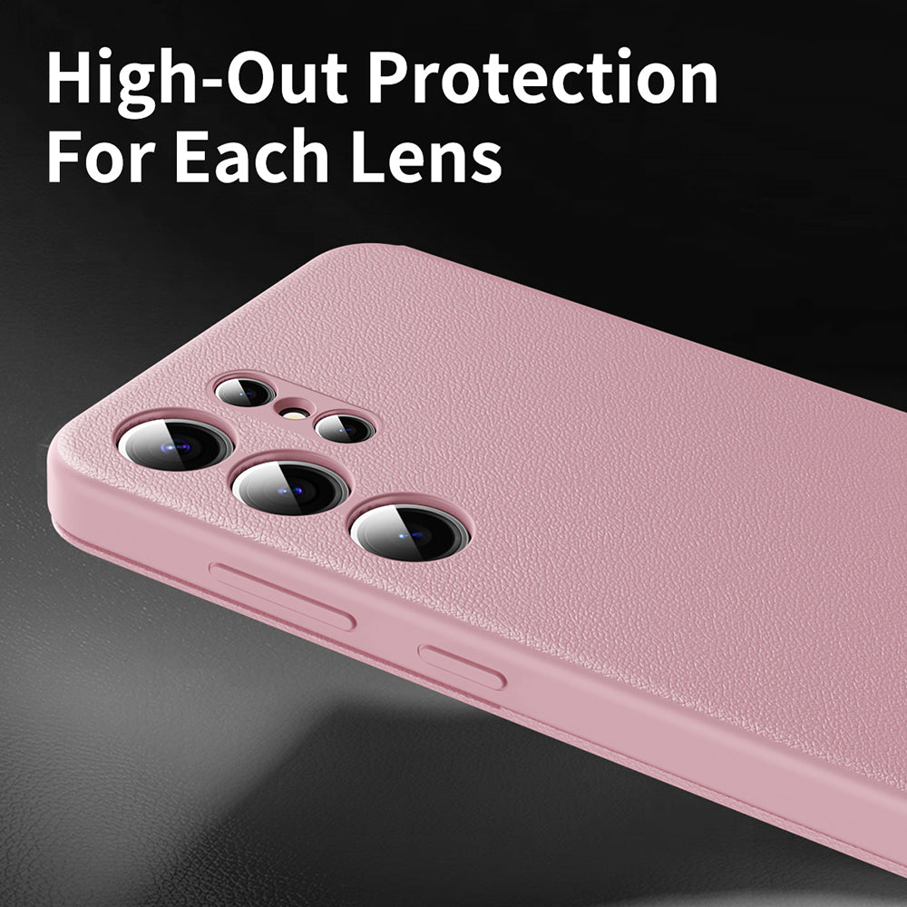 Custodia per Samsung Galaxy S22 Ultra 5G S908, Techsuit, SmartView, Rosa