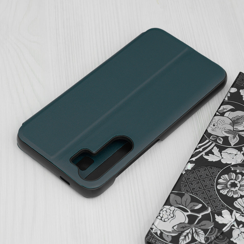 Custodia per Samsung Galaxy S23 FE S711, Techsuit, eFold, Verde