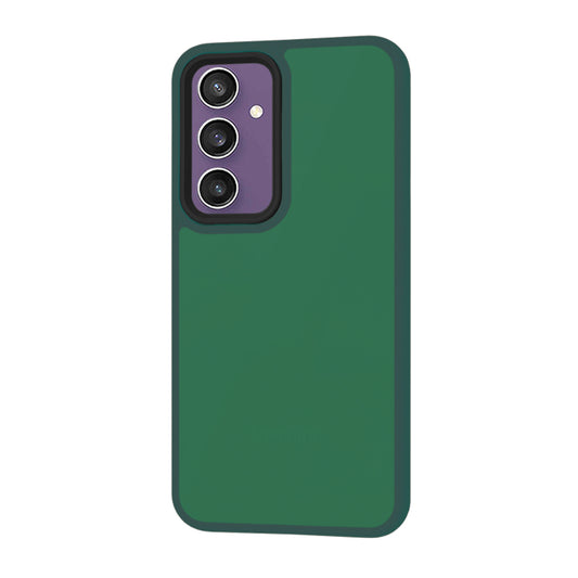 Custodia per Samsung Galaxy S23 FE S711, Techsuit, HaloFrost, Verde