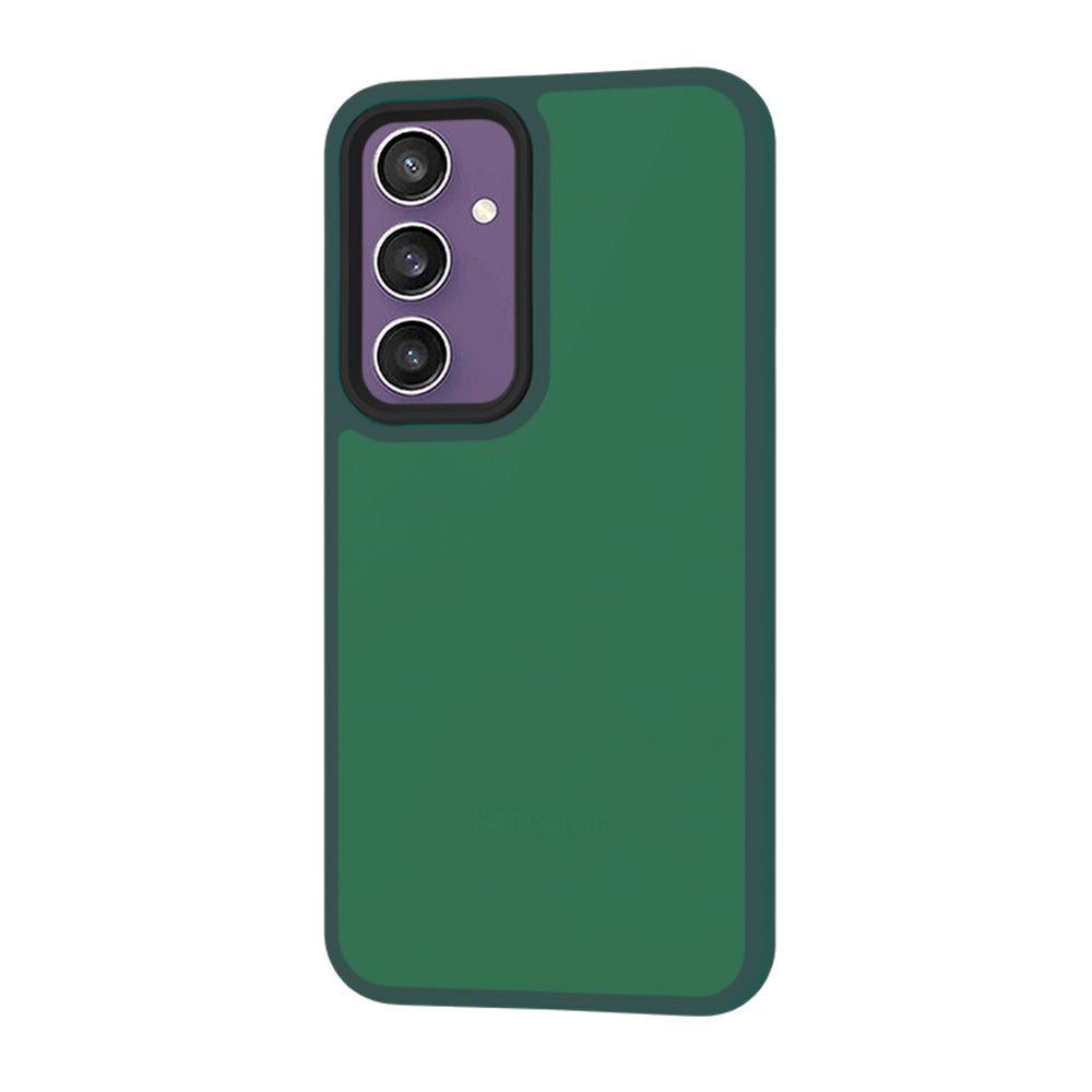 Custodia per Samsung Galaxy S23 FE S711, Techsuit, HaloFrost, Verde