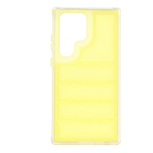 Custodia per Samsung Galaxy S23 FE S711, Techsuit, Wave Shield, Gialla