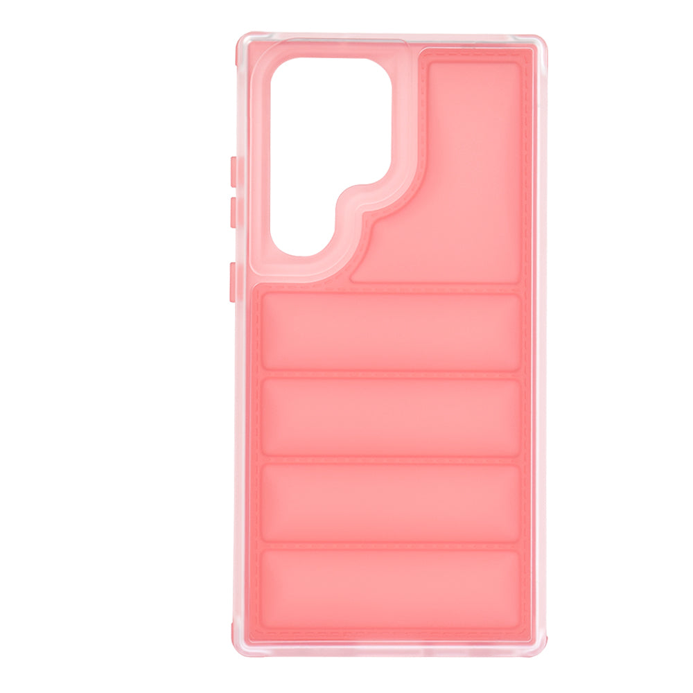 Custodia per Samsung Galaxy S23 FE S711, Techsuit, Wave Shield, Rossa