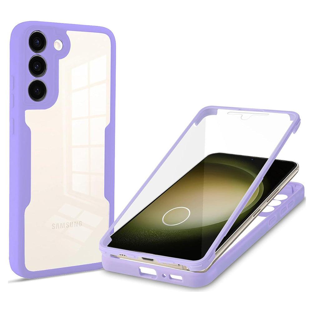 Custodia per Samsung Galaxy S23+ S916, Techsuit, ColorVerse 360, Viola