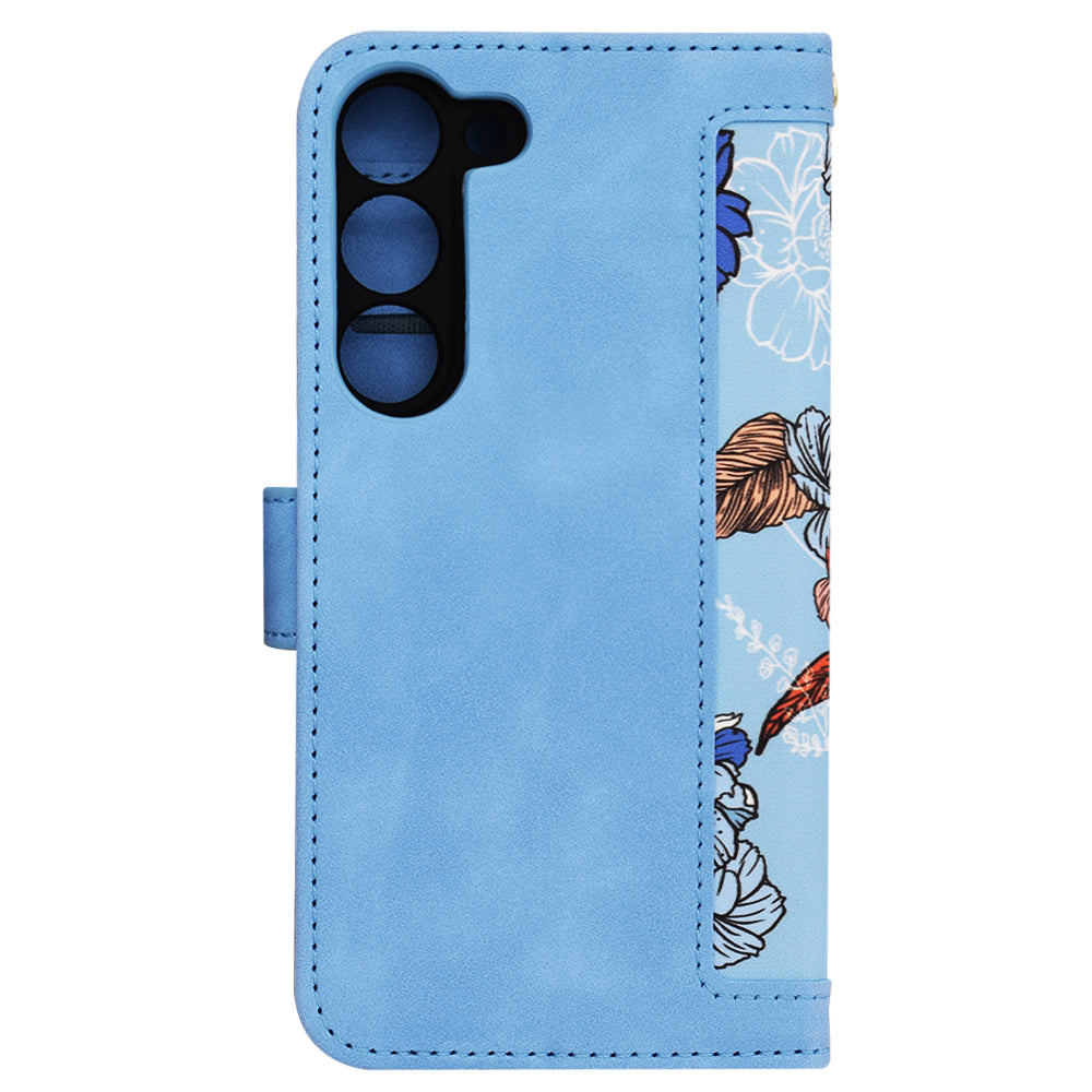 Custodia per Samsung Galaxy S23 S911, Techsuit, FlipCraft, Blu