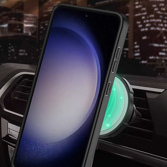 Custodia per Samsung Galaxy S23 S911, Techsuit, RuggedCam, Blu