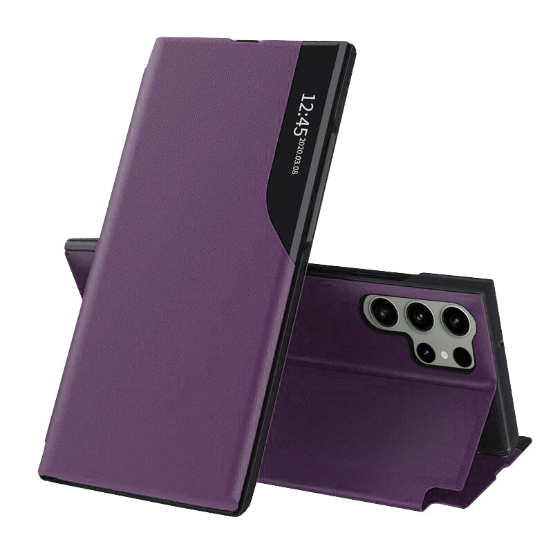 Custodia per Samsung Galaxy S23 Ultra S918, Techsuit, eFold, Viola