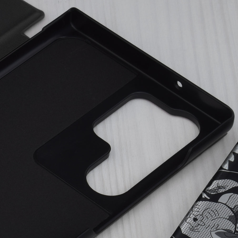 Custodia per Samsung Galaxy S23 Ultra S918, Techsuit, eFold, Nera