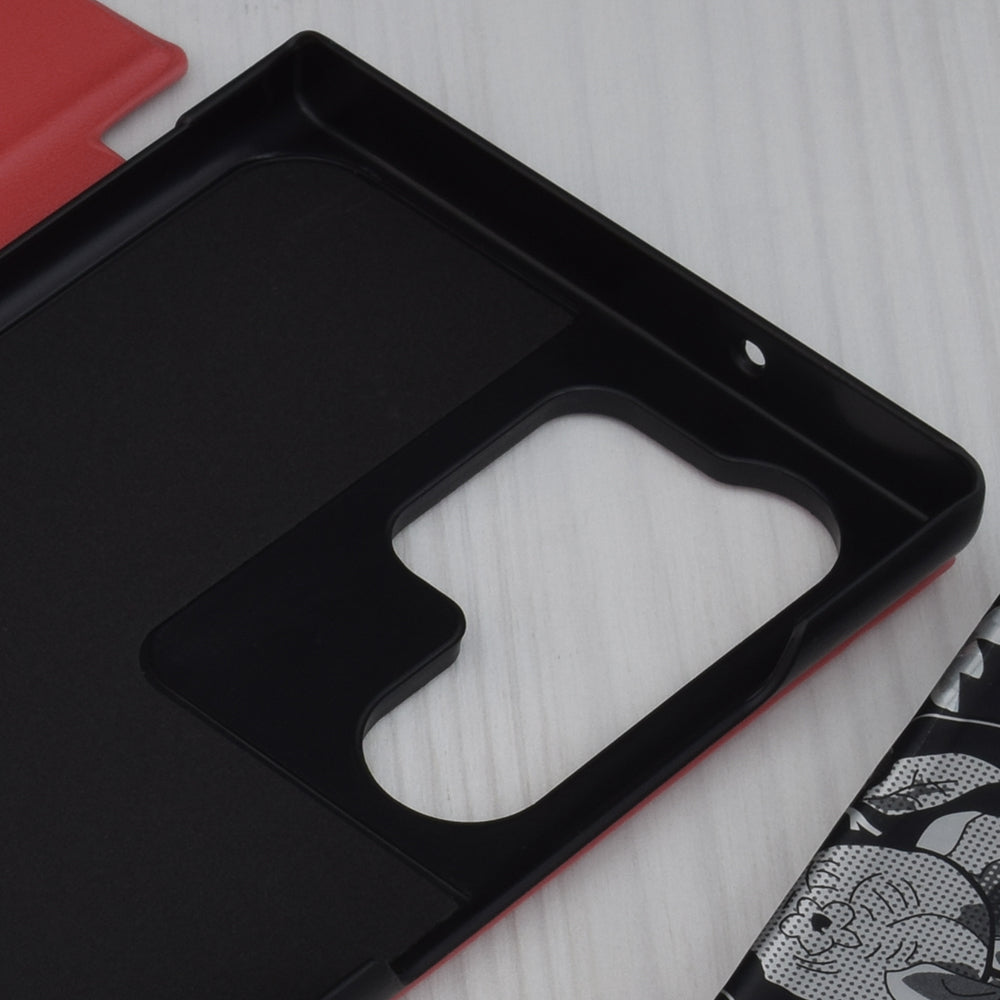 Custodia per Samsung Galaxy S23 Ultra S918, Techsuit, eFold, Rossa