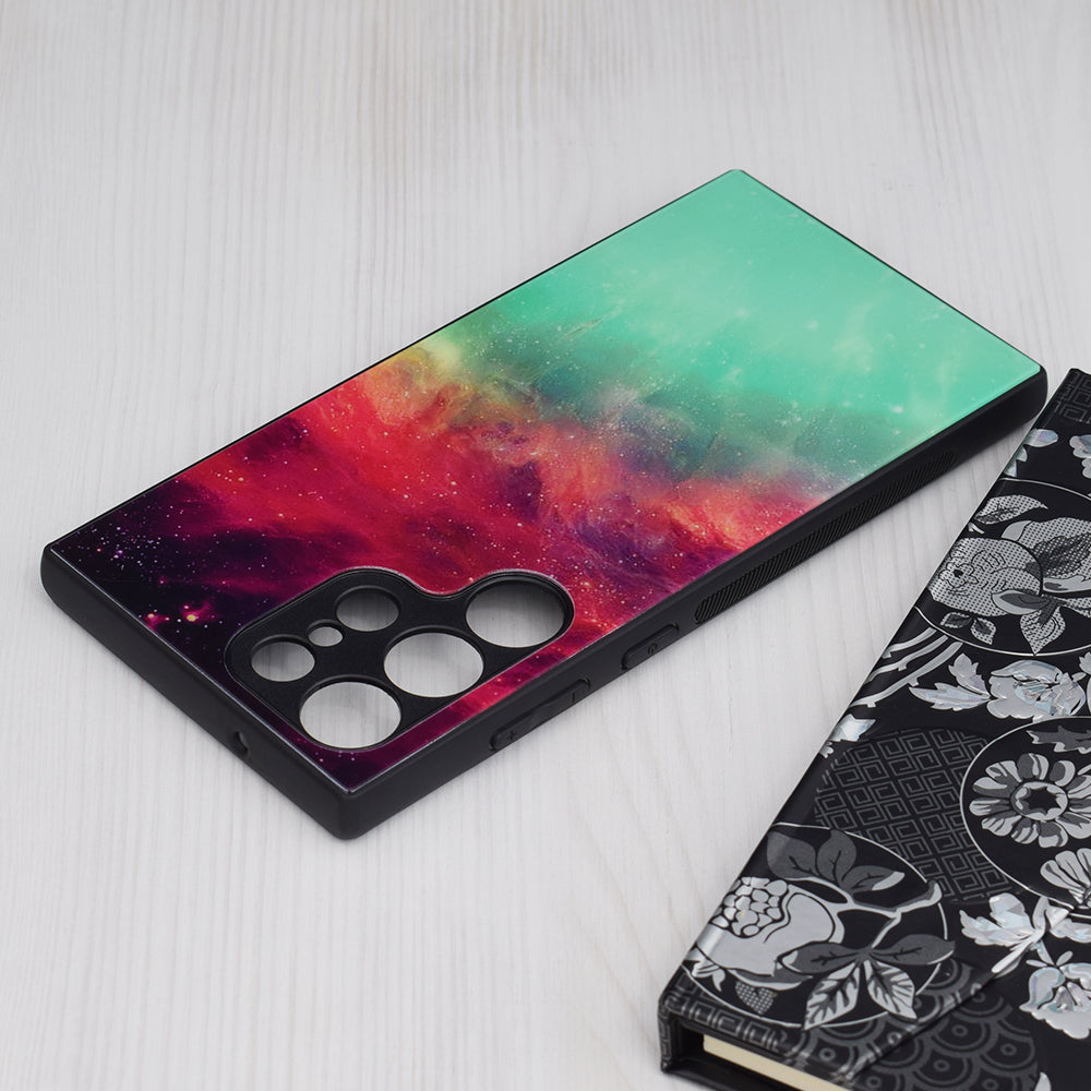 Custodia per Samsung Galaxy S23 Ultra S918, Techsuit, Glaze, Turchese