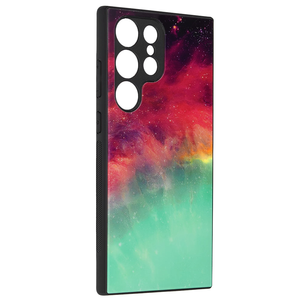 Custodia per Samsung Galaxy S23 Ultra S918, Techsuit, Glaze, Turchese