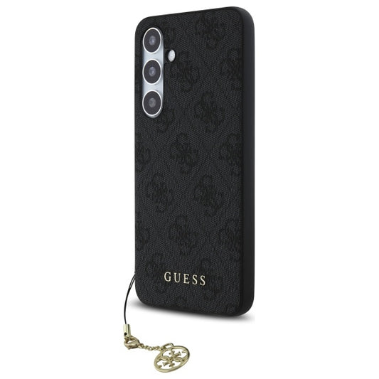 Custodia per Samsung Galaxy S24 FE S721, Guess, 4G Charm, Grigio