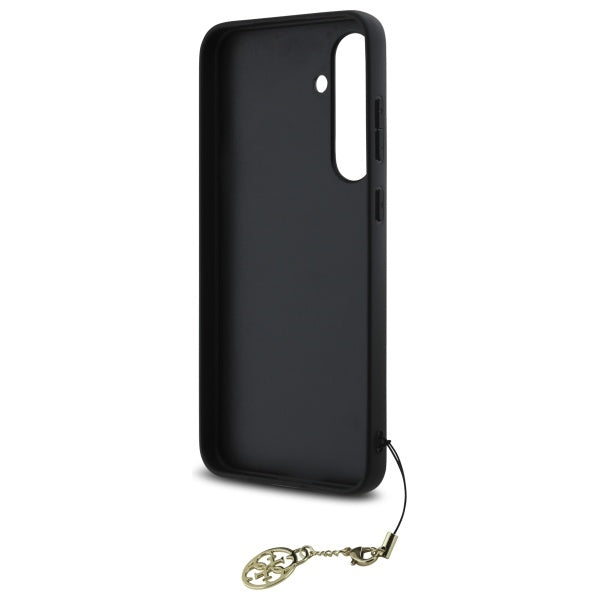 Custodia per Samsung Galaxy S24 FE S721, Guess, 4G Charm, Grigio