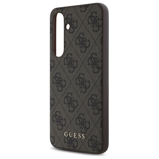 Custodia per Samsung Galaxy S24 FE S721, Guess, 4G Classic, Marrone