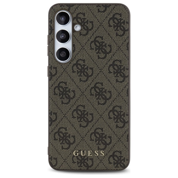 Case for Samsung Galaxy S24 FE S721, Guess, 4G Classic, Brown