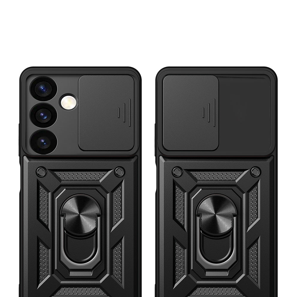 Custodia per Samsung Galaxy S24 FE S721, Techsuit, CamShield, Blu