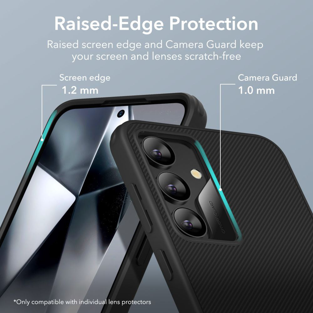 Custodia per Samsung Galaxy S24+ S926, ESR, Air Shield Boost Kickstand, Nera