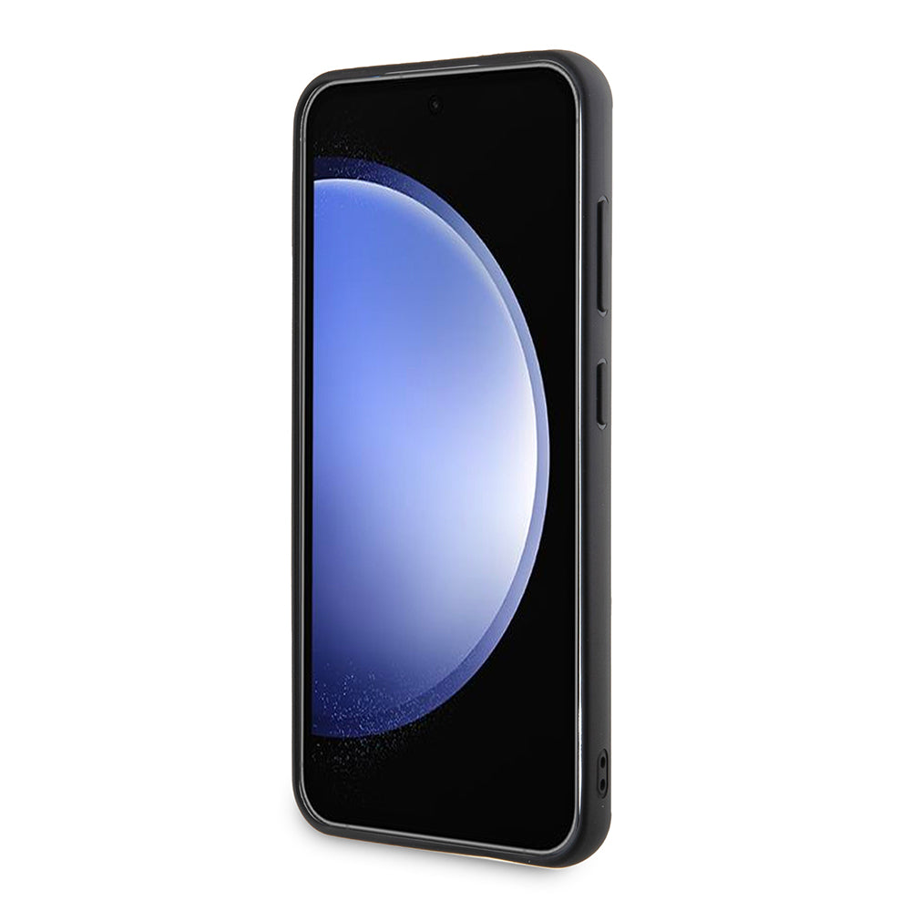 Custodia per Samsung Galaxy S24 S921, Karl Lagerfeld, 3D Rubber Ikonik Karl, Nera