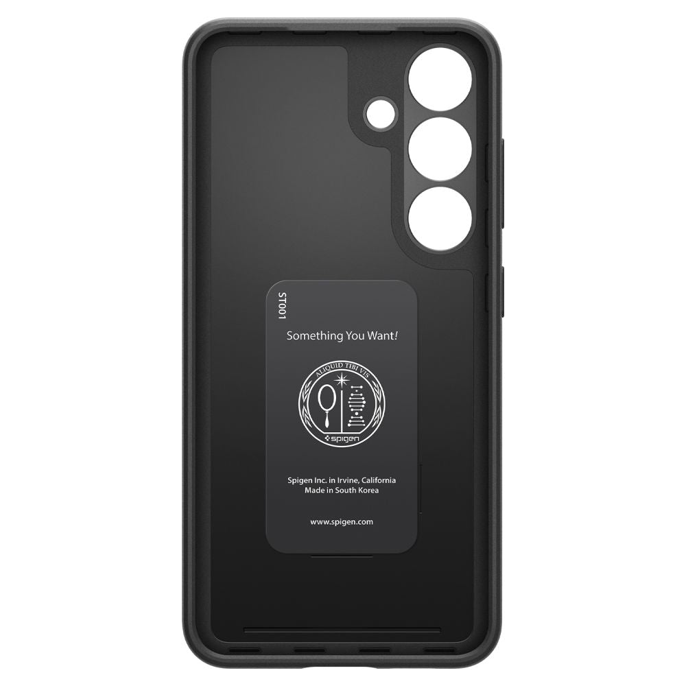 Custodia per Samsung Galaxy S24 S921, Spigen, Thin Fit, Nera ACS07341
