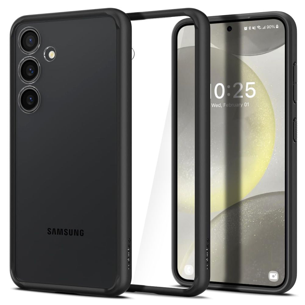 Case for Samsung Galaxy S24 S921, Spigen, Ultra Hybrid, Matte Black ACS07352