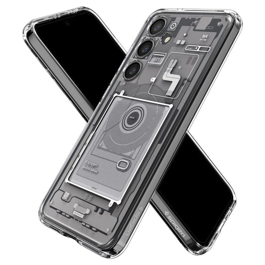 Custodia per Samsung Galaxy S24 S921, Spigen, Ultra Hybrid Zero One, Bianca