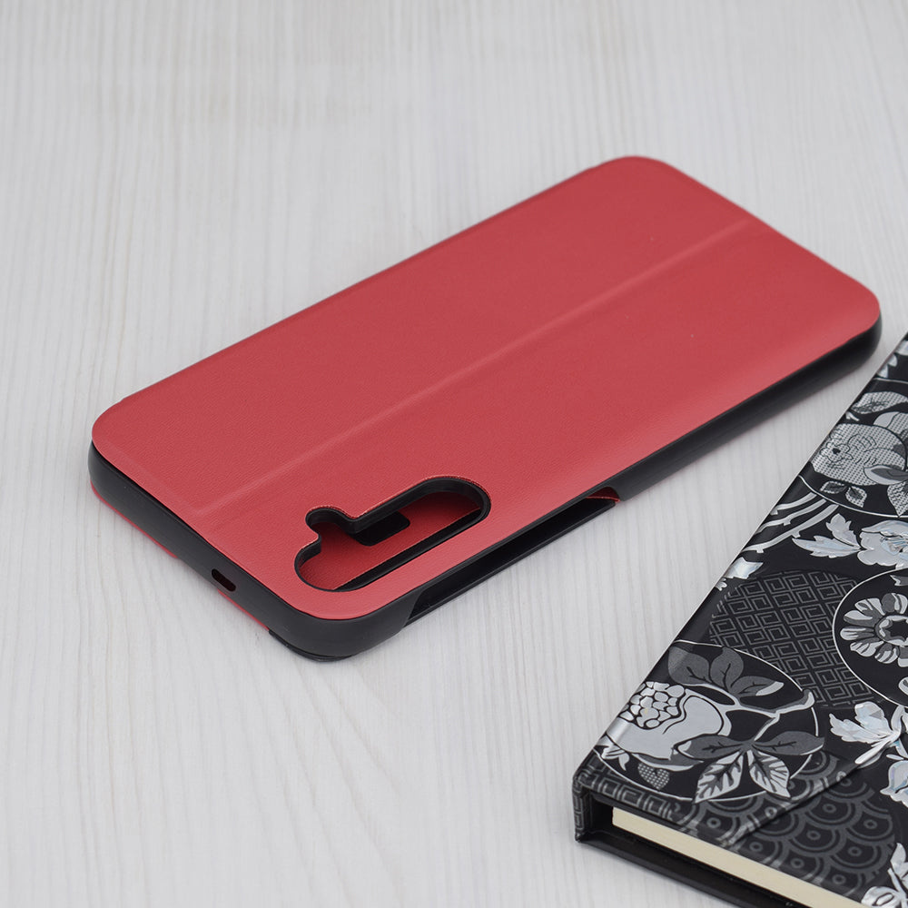 Custodia per Samsung Galaxy S24 S921, Techsuit, eFold, Rossa