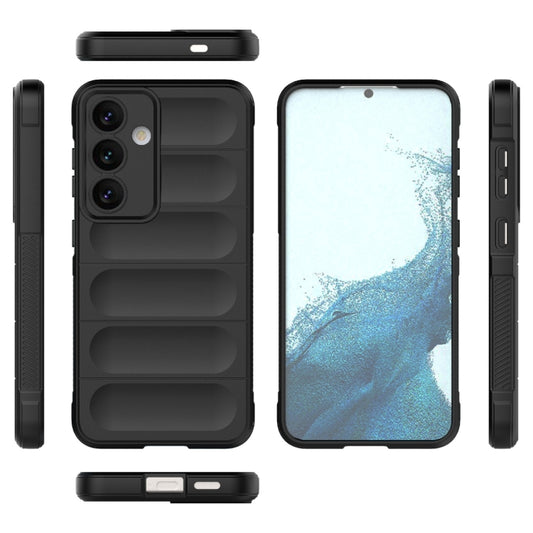Custodia per Samsung Galaxy S24 S921, Techsuit, Magic Shield, Nera