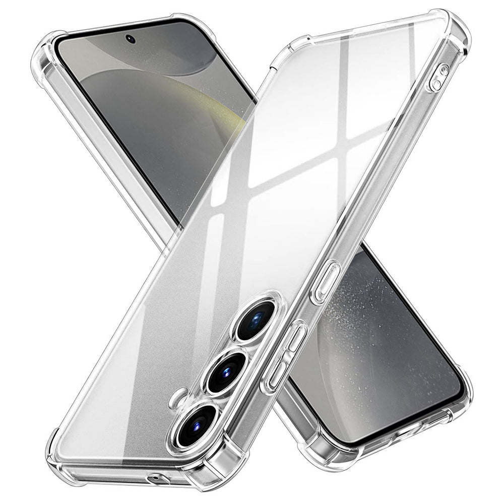 Custodia per Samsung Galaxy S24 S921, Techsuit, Shockproof Clear, Trasparente