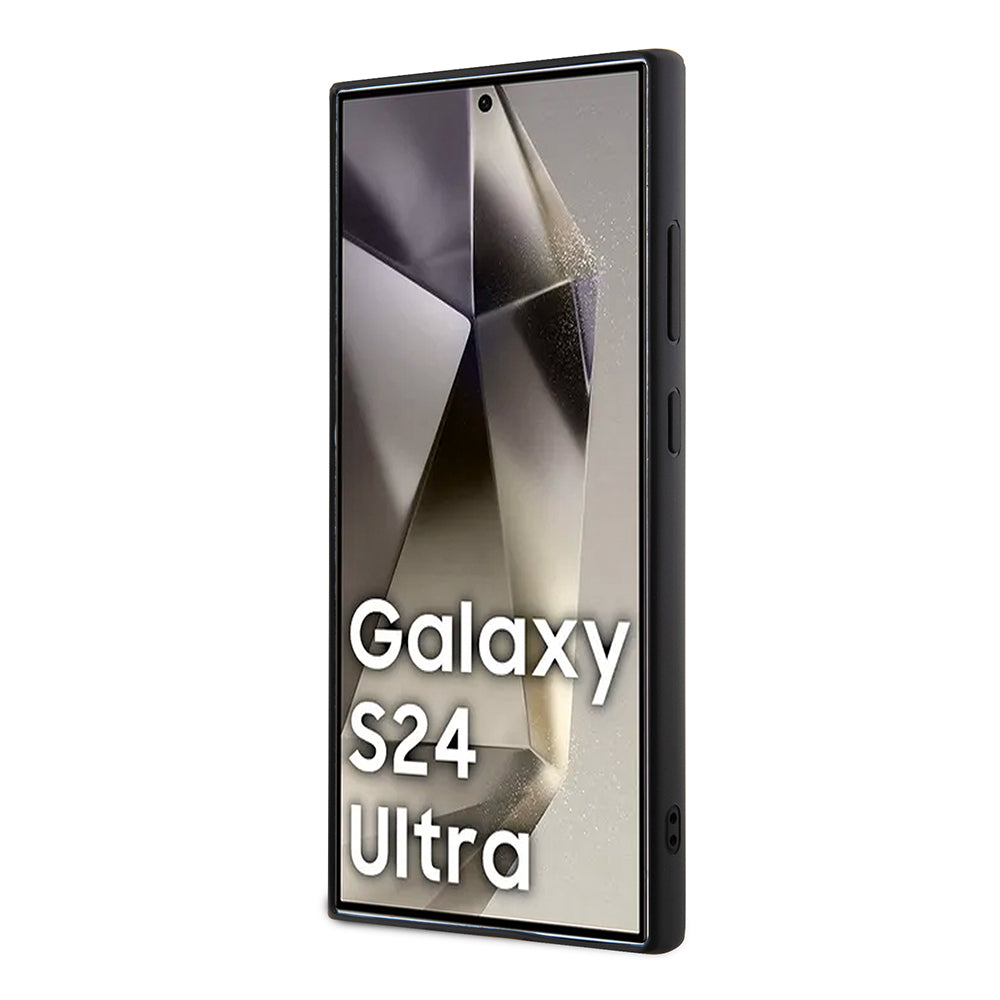 Custodia per Samsung Galaxy S24 Ultra S928, Karl Lagerfeld, 3D Rubber Ikonik Karl, Nera