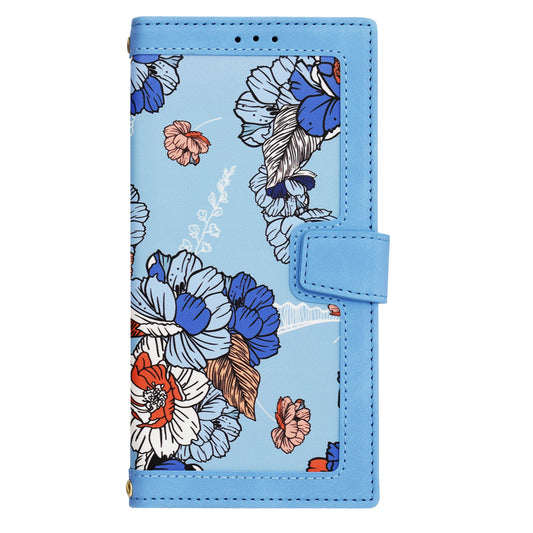 Custodia per Samsung Galaxy S24 Ultra S928, Techsuit, FlipCraft, Blu