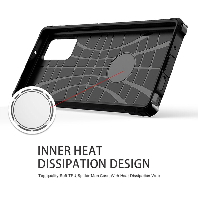 Custodia per Samsung Galaxy S24 Ultra S928, Techsuit, Hybrid Armor, Nera