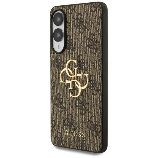 Custodia per Samsung Galaxy S25 Edge S937, Guess, Big 4G Logo Classic, Marrone