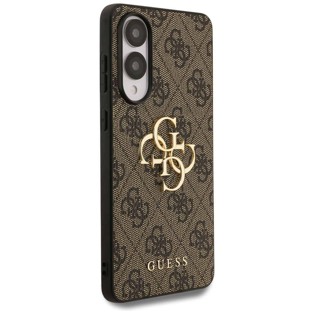 Custodia per Samsung Galaxy S25 Edge S937, Guess, Big 4G Logo Classic, Marrone
