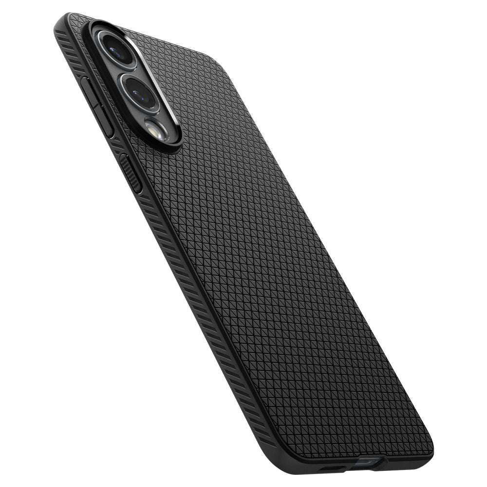 Custodia per Samsung Galaxy S25 Edge S937, Spigen, Liquid Air, Nera Opaca ACS09420