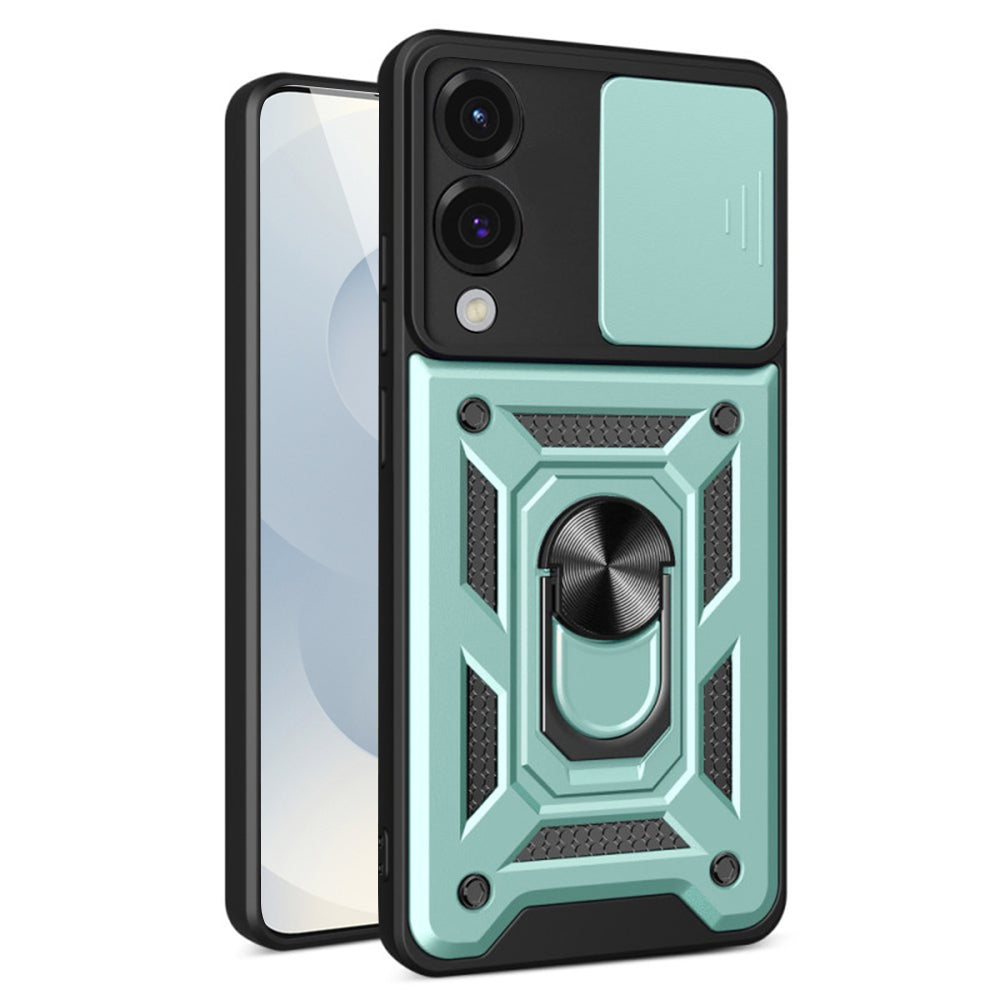 Custodia per Samsung Galaxy S25 Edge S937, Techsuit, CamShield, Verde
