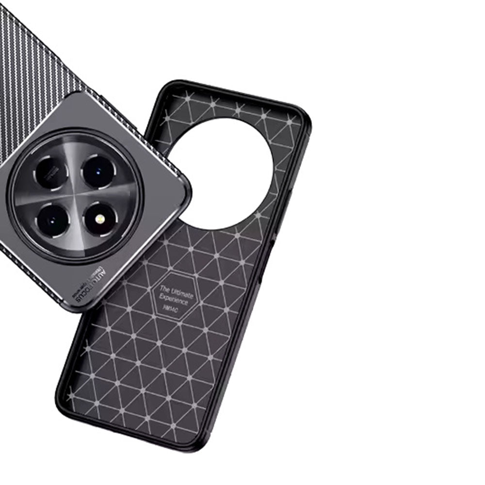 Custodia per Samsung Galaxy S25 Edge S937, Techsuit, CarbonFiber, Nera