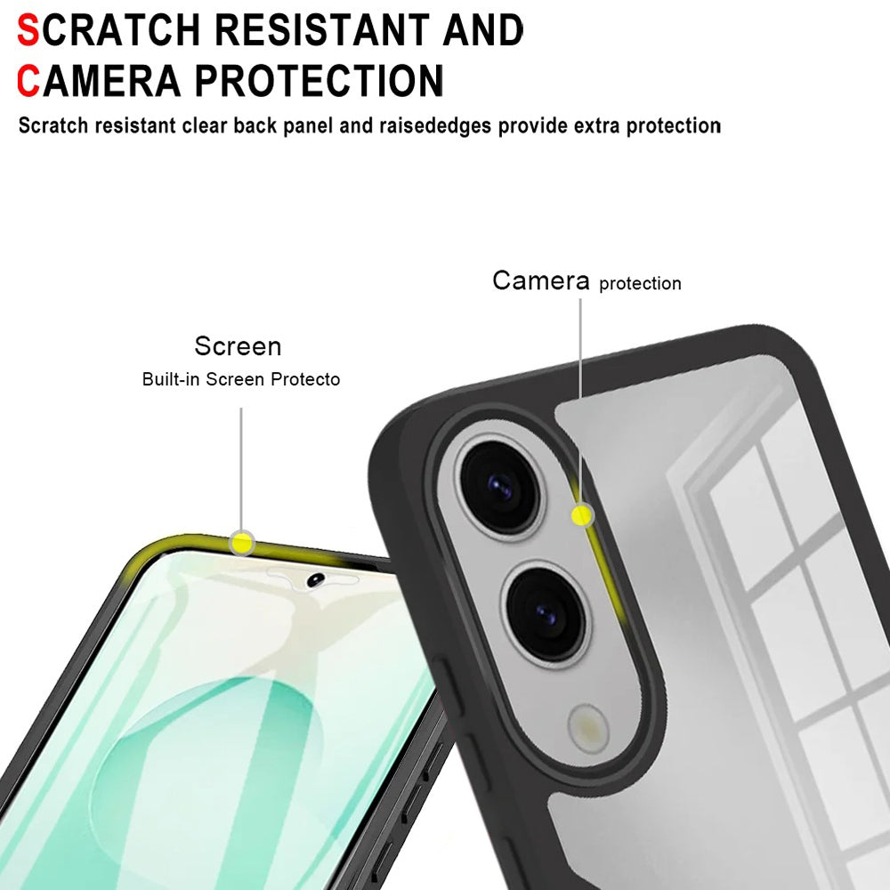Custodia per Samsung Galaxy S25 Edge S937, Techsuit, ColorVerse 360, Nera