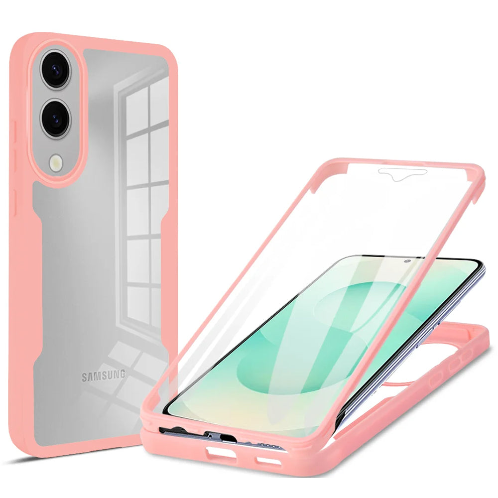 Custodia per Samsung Galaxy S25 Edge S937, Techsuit, ColorVerse 360, Rosa