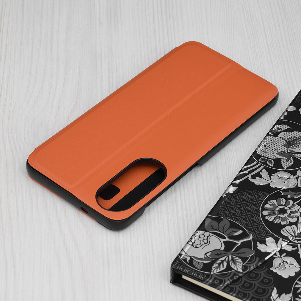 Custodia per Samsung Galaxy S25 Edge S937, Techsuit, eFold, Arancione