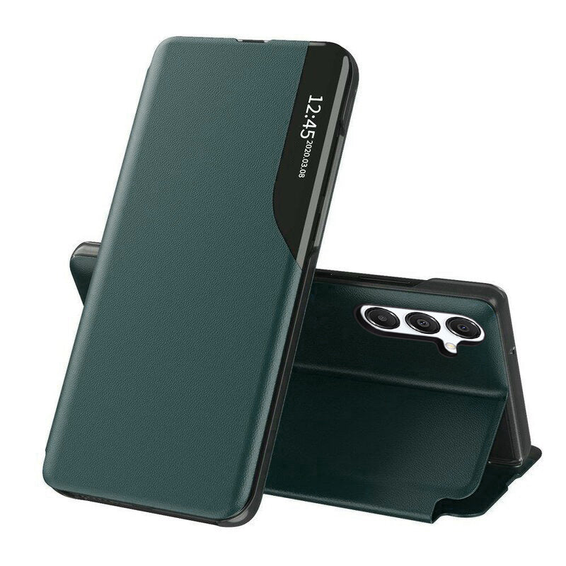Custodia per Samsung Galaxy S25 FE, Techsuit, eFold, Verde Scuro