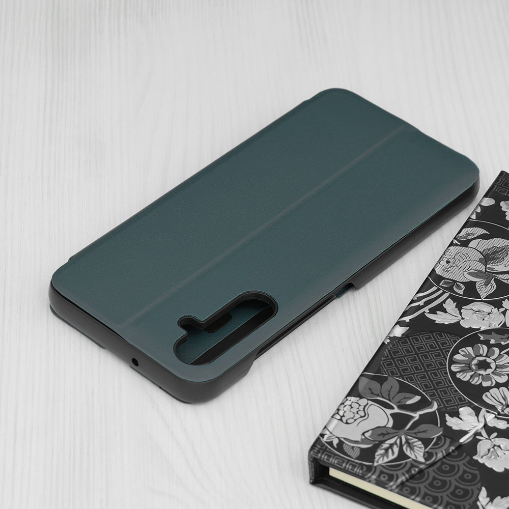 Custodia per Samsung Galaxy S25 FE, Techsuit, eFold, Verde Scuro