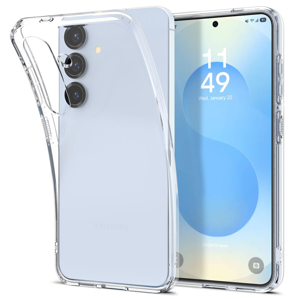 Custodia per Samsung Galaxy S25+ S936, Spigen, Liquid Crystal, Trasparente