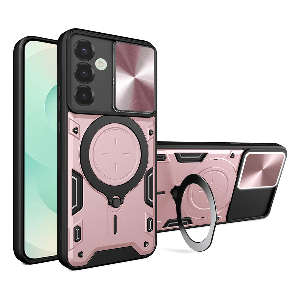 Custodia per Samsung Galaxy S25+ S936, Techsuit, CamGuard Pro, Rosa Oro