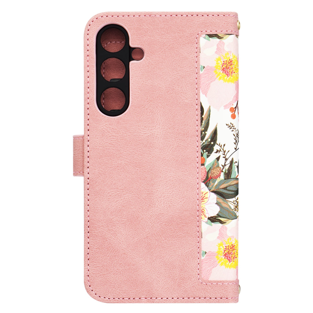 Custodia per Samsung Galaxy S25+ S936, Techsuit, FlipCraft, Rosa