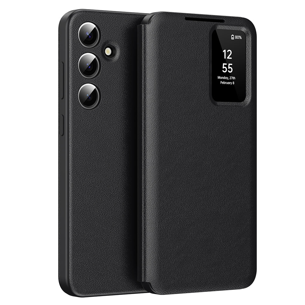 Custodia per Samsung Galaxy S25+ S936, Techsuit, SmartView, Nera