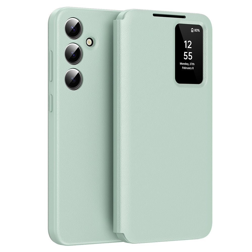 Custodia per Samsung Galaxy S25+ S936, Techsuit, SmartView, Verde