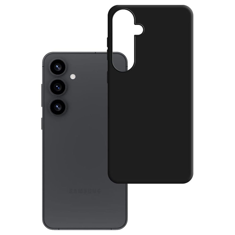 Custodia per Samsung Galaxy S25 S931, 3MK, Nera Opaca