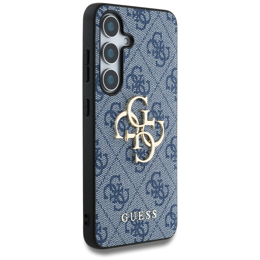 Custodia per Samsung Galaxy S25 S931, Guess, 4G Big Logo, Blu