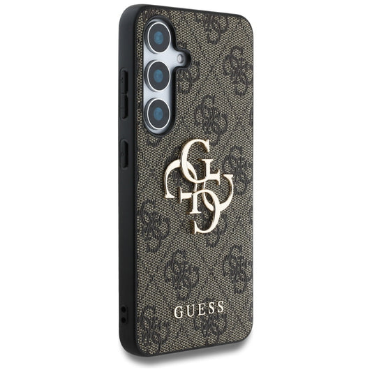 Custodia per Samsung Galaxy S25 S931, Guess, 4G Big Logo, Marrone