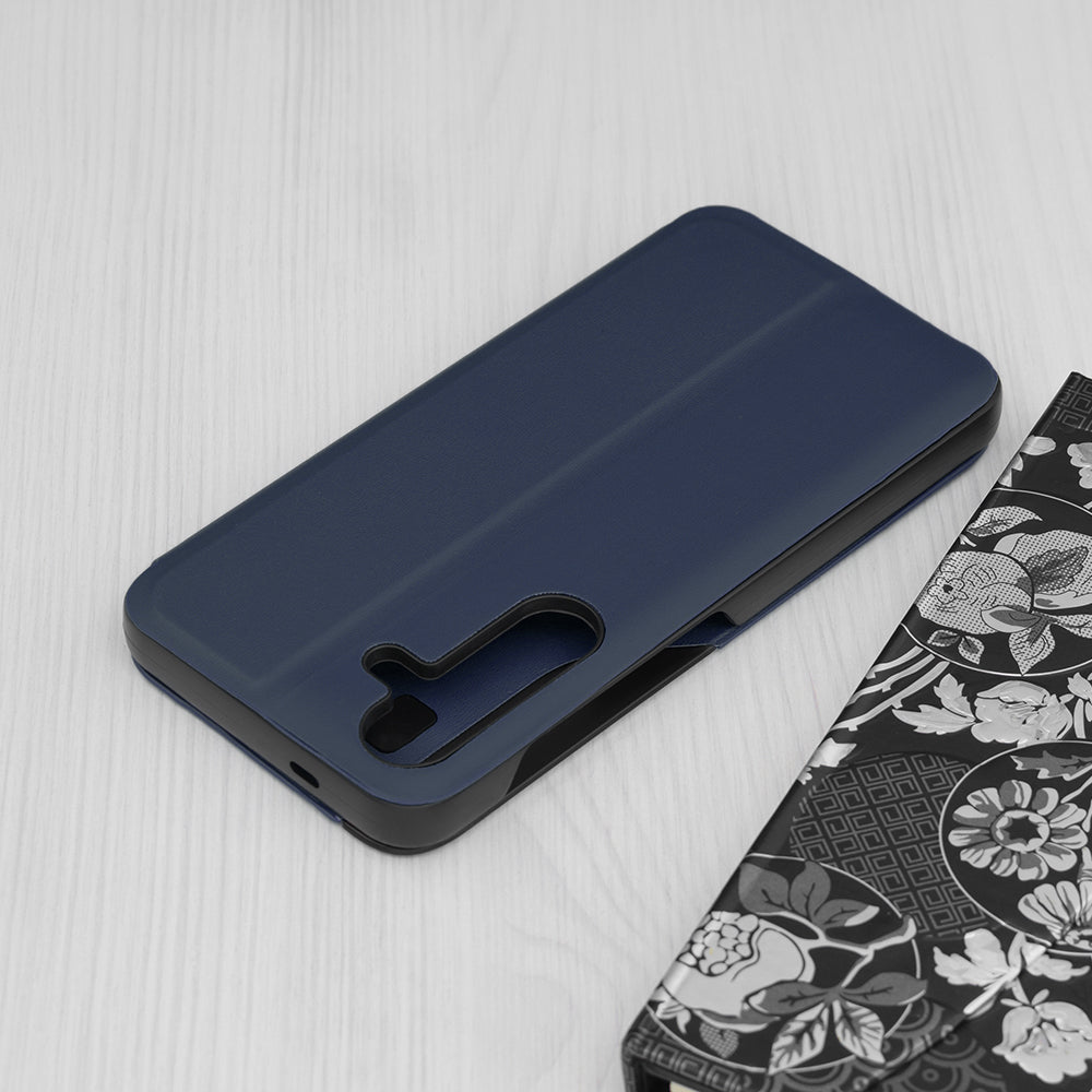Custodia per Samsung Galaxy S25 S931, Techsuit, eFold, Blu Scuro