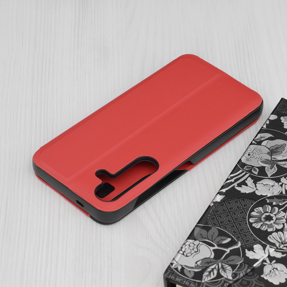 Custodia per Samsung Galaxy S25 S931, Techsuit, eFold, Rossa
